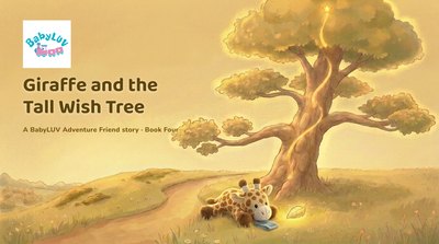 Cover of Giraffe and the Tall Wish Tree, a BabyLUV picture book