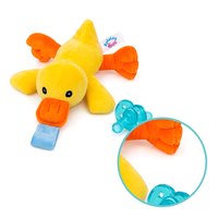 Close view of the medical grade silicone pacifier