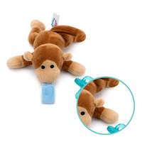 Close view of the medical grade silicone pacifier