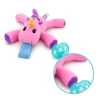 Close view of the medical grade silicone pacifier
